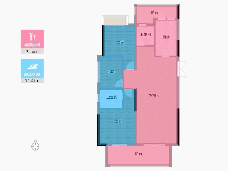 贵州省-贵阳市-广大城-102.40-户型库-动静分区