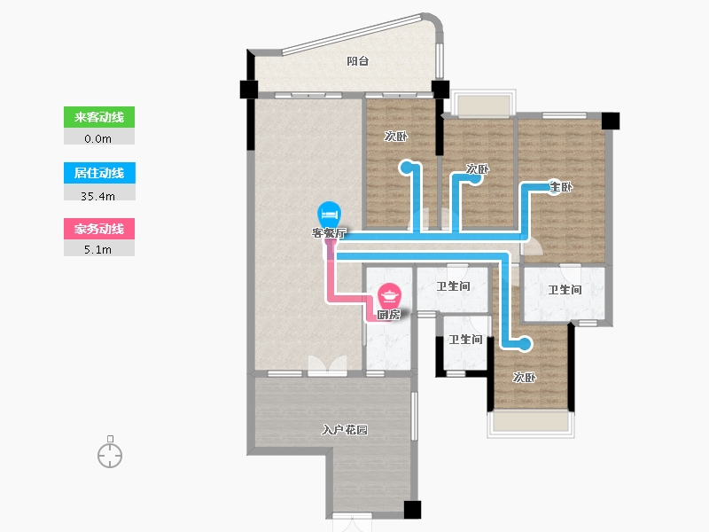 广东省-广州市-南天名苑-159.99-户型库-动静线