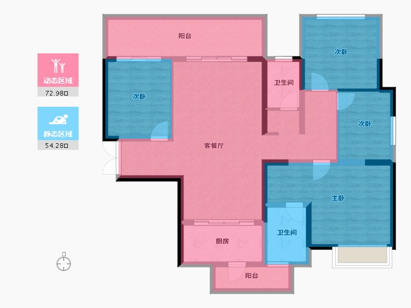 广西壮族自治区-南宁市-路桥壮美山湖-113.27-户型库-动静分区