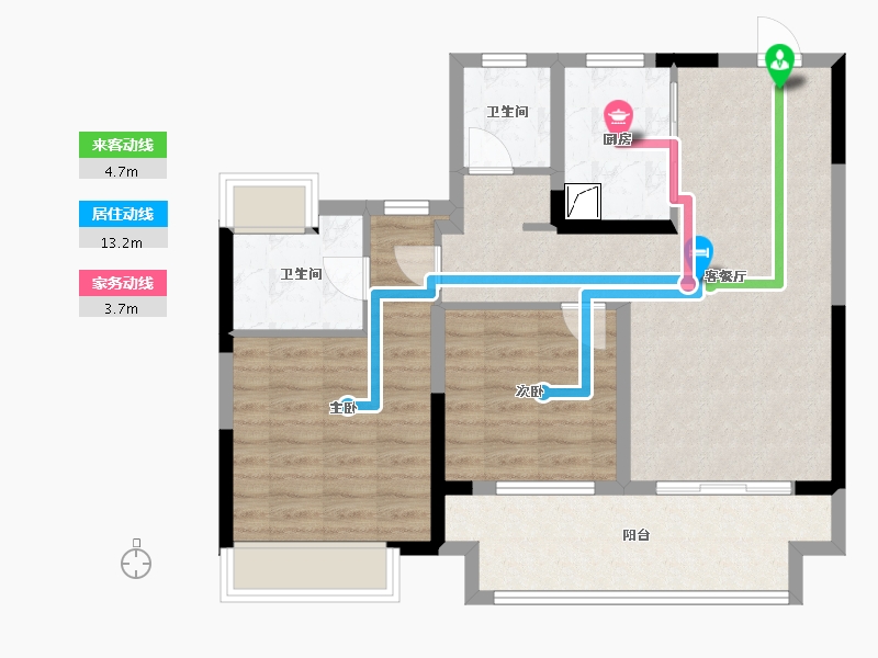 江苏省-镇江市-路劲·港欣城-78.50-户型库-动静线