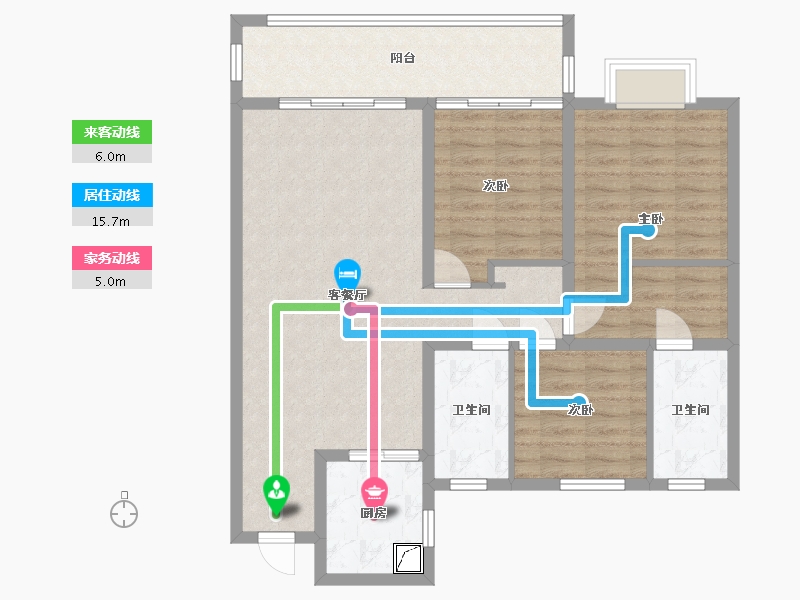 云南省-曲靖市-西河湾-103.00-户型库-动静线