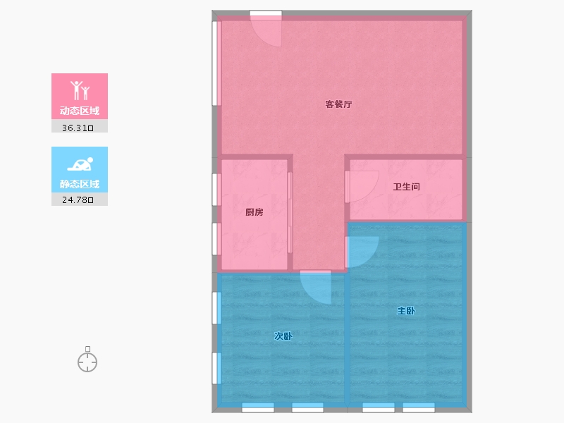 浙江省-嘉兴市-嘉富好第坊-92.00-户型库-动静分区