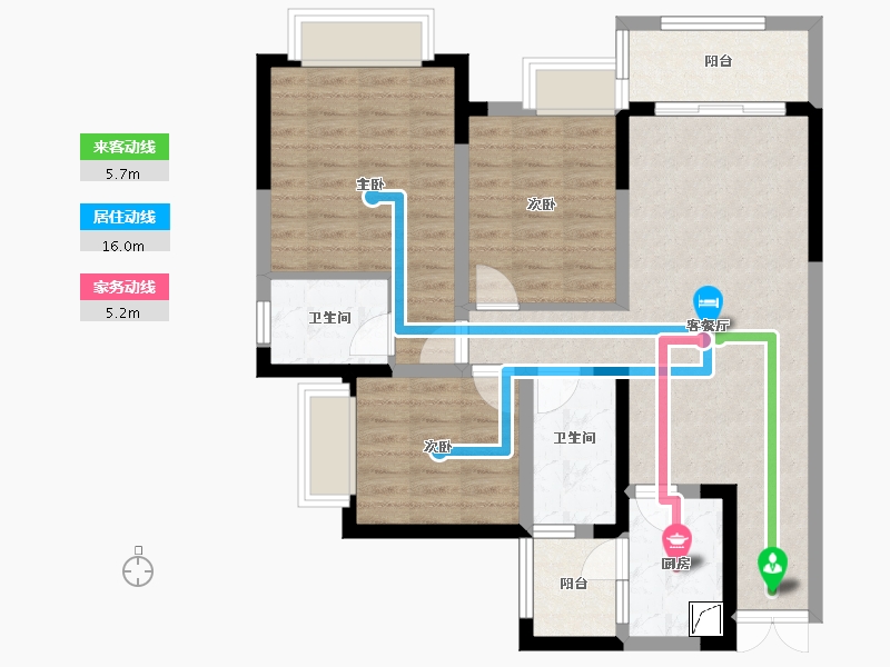 四川省-成都市-合谊万璟台-100.00-户型库-动静线