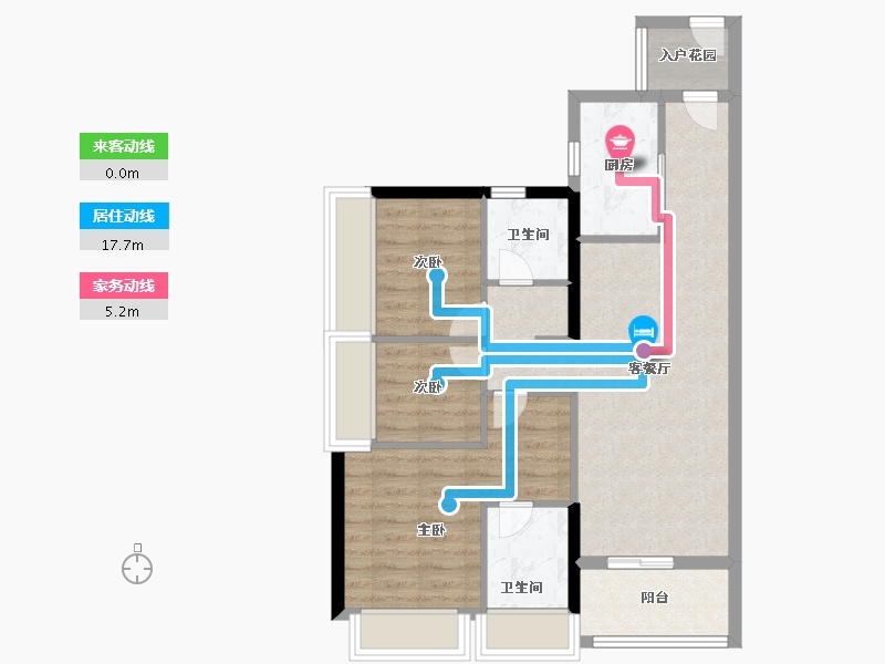 广东省-广州市-五矿招商江天际-70.40-户型库-动静线