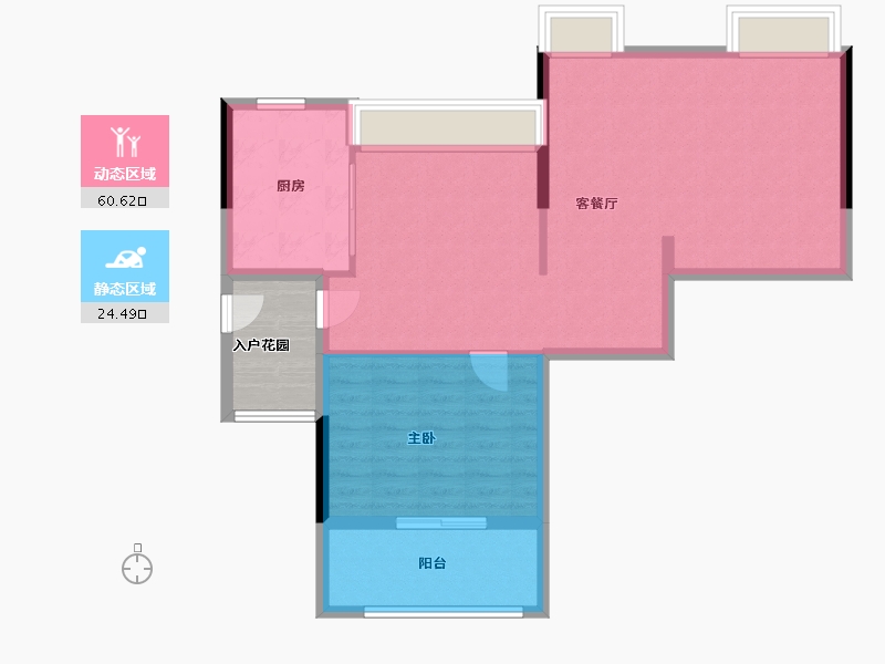 广东省-广州市-华润置地路劲金茂桐悦-82.49-户型库-动静分区