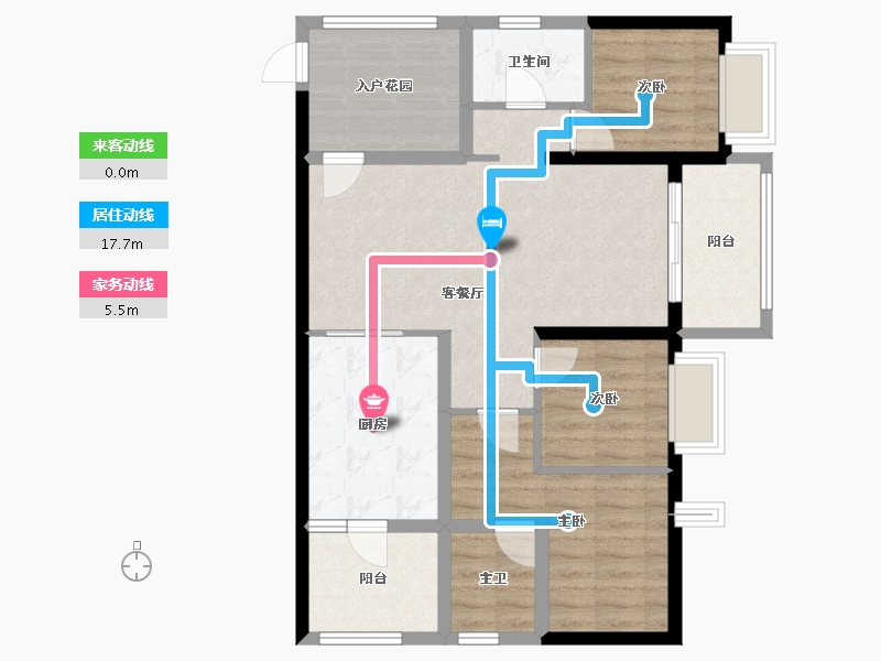 广东省-广州市-品实云湖花城-83.49-户型库-动静线