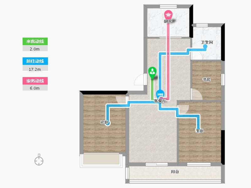 江苏省-镇江市-路劲·港欣城-80.80-户型库-动静线