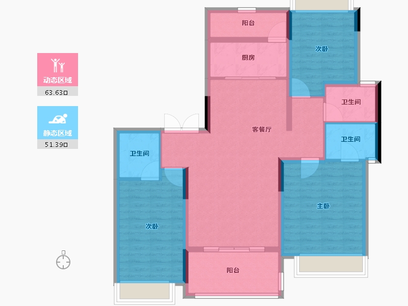 贵州省-贵阳市-广大城-103.20-户型库-动静分区