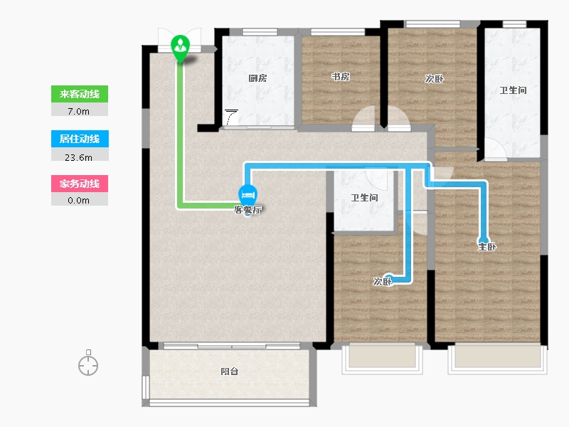 江苏省-常州市-嘉宏天际-139.21-户型库-动静线