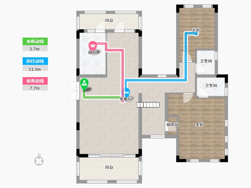 湖南省-长沙市-振业城-114.20-户型库-动静线