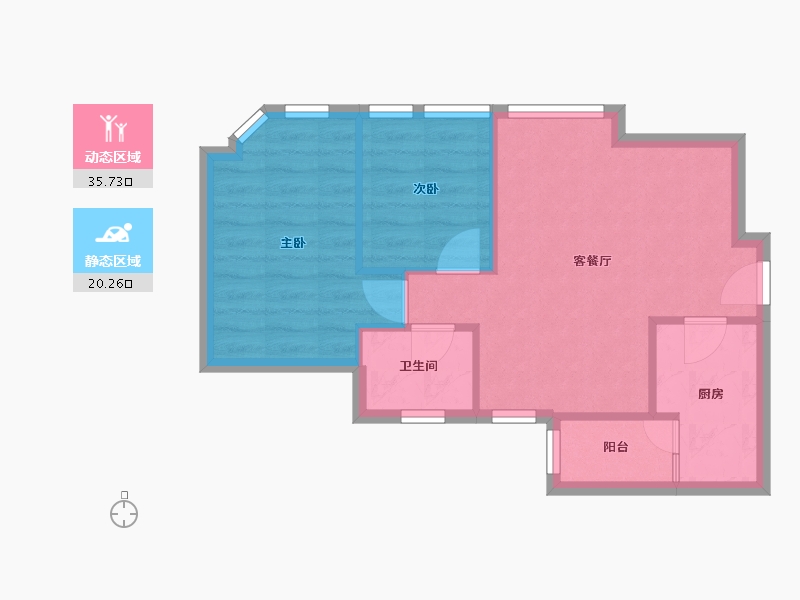 广东省-广州市-丽江花园丽字楼-62.51-户型库-动静分区