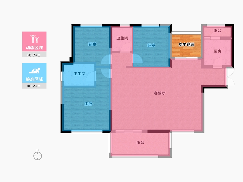 湖南省-长沙市-振业城-101.10-户型库-动静分区