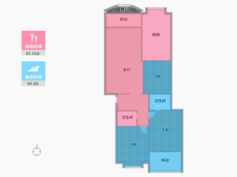 山东省-威海市-海景花园-147.60-户型库-动静分区