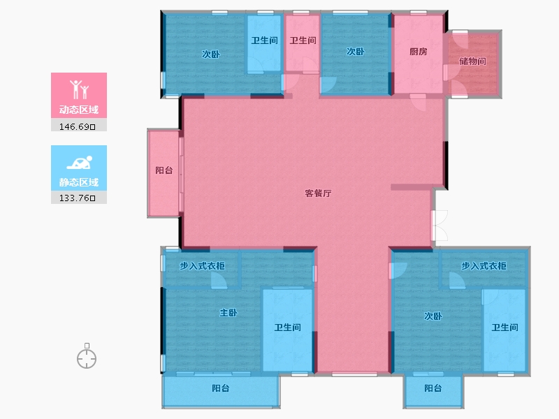 河南省-郑州市-永威上和琚-315.16-户型库-动静分区