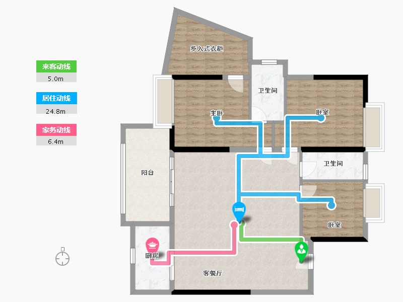 广东省-惠州市-星岸城-90.00-户型库-动静线