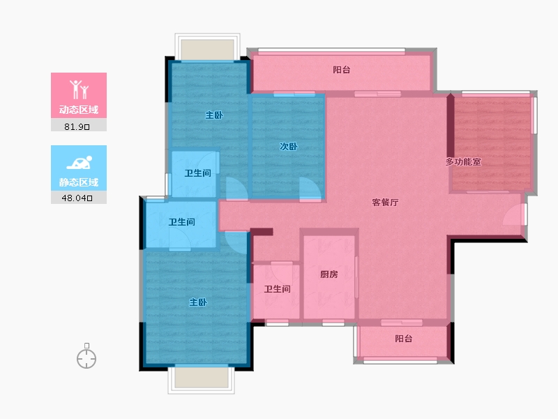 广西壮族自治区-柳州市-阳光城丽景湾-117.15-户型库-动静分区