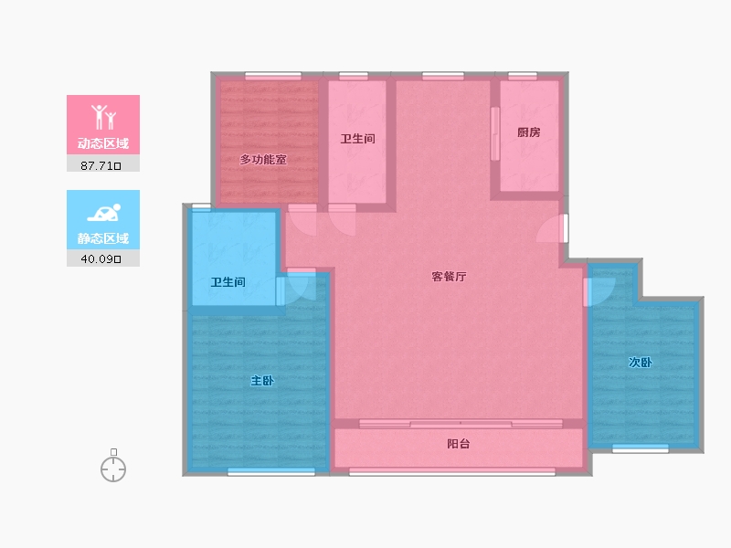 山东省-德州市-融创观澜府-124.00-户型库-动静分区