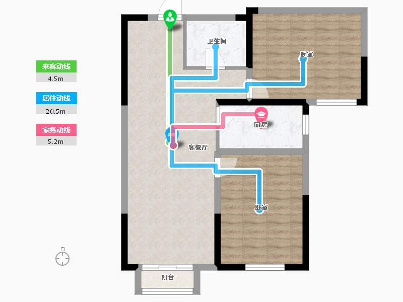 天津-天津市-基業世琾-75.21-户型库-动静线