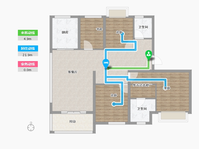 上海-上海市-金隅外滩东岸-118.41-户型库-动静线