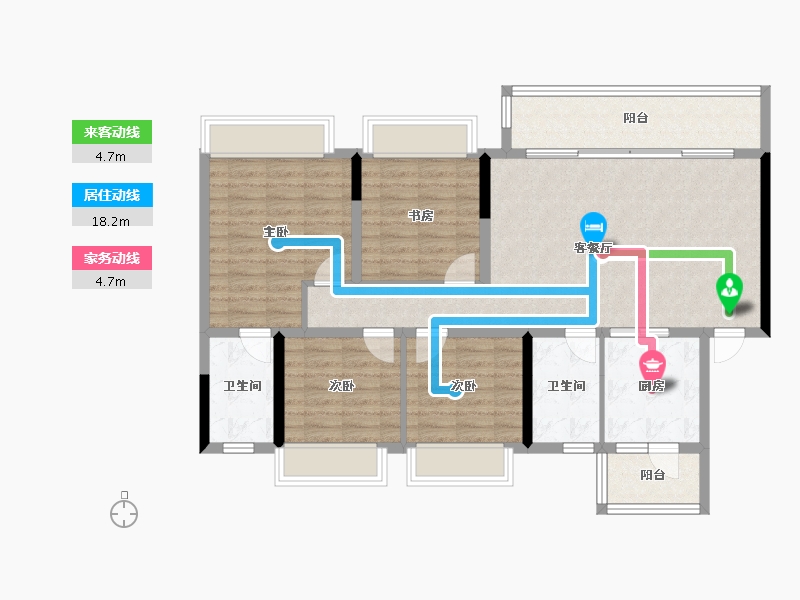 贵州省-贵阳市-教育天地-104.00-户型库-动静线