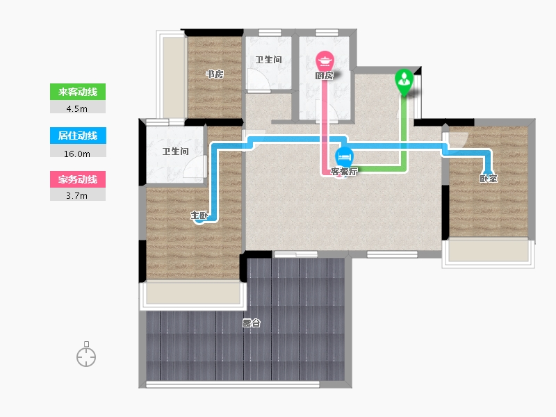 贵州省-贵阳市-铁建城-100.00-户型库-动静线