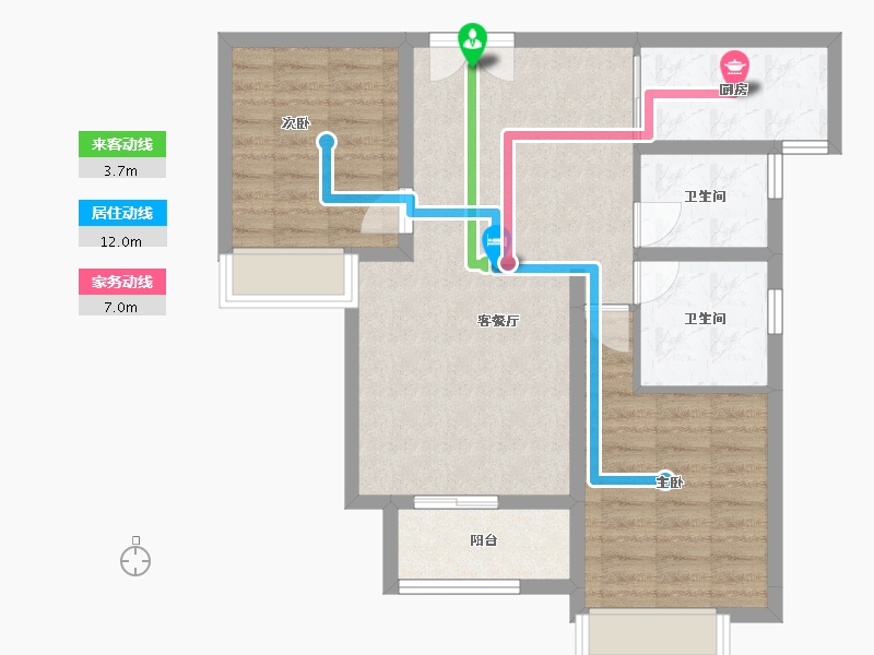 山西省-运城市-西建天茂上郡-78.00-户型库-动静线