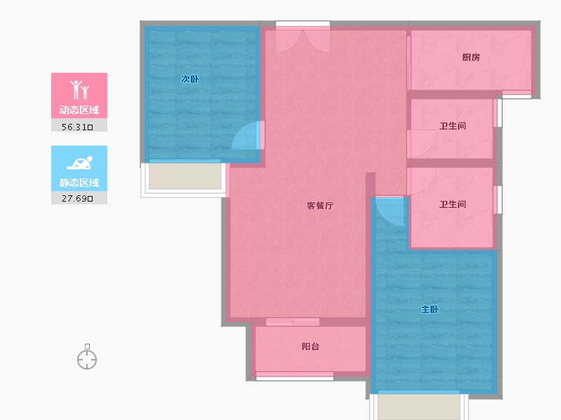 山西省-运城市-西建天茂上郡-78.00-户型库-动静分区