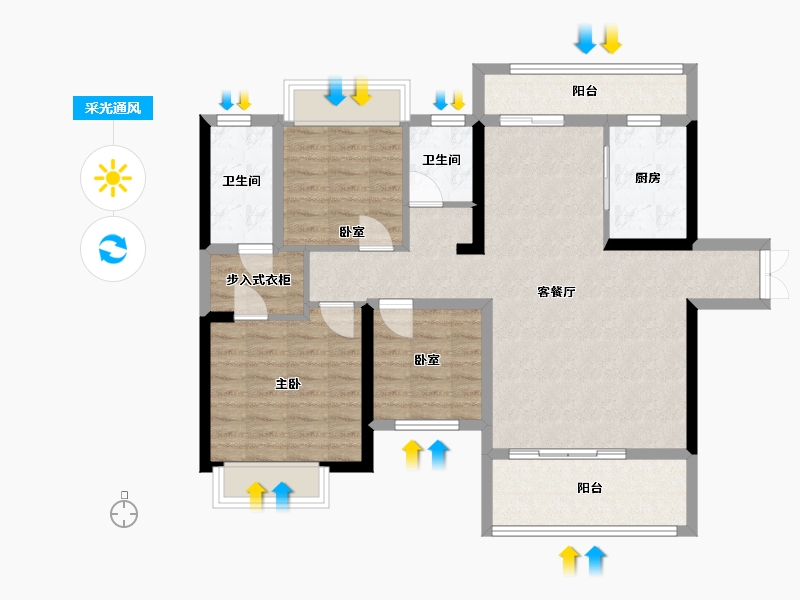 湖南省-永州市-徐福桃花源-108.00-户型库-采光通风