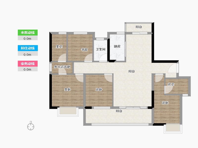 福建省-泉州市-金龙壹号-113.60-户型库-动静线