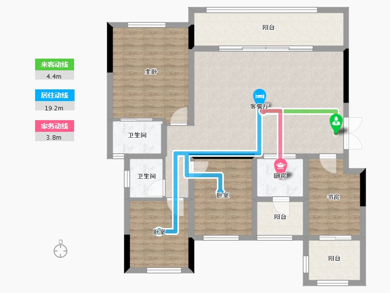 贵州省-黔南布依族苗族自治州-中铁国际生态城白晶谷&逸昱-110.55-户型库-动静线