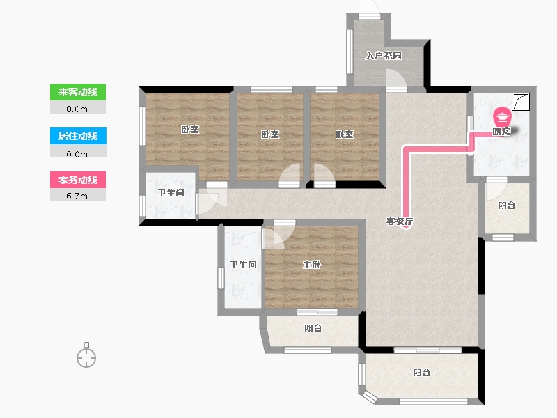 广东省-清远市-君廷湖山-117.00-户型库-动静线