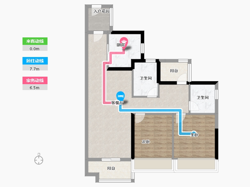 广东省-广州市-合生中央城-76.98-户型库-动静线