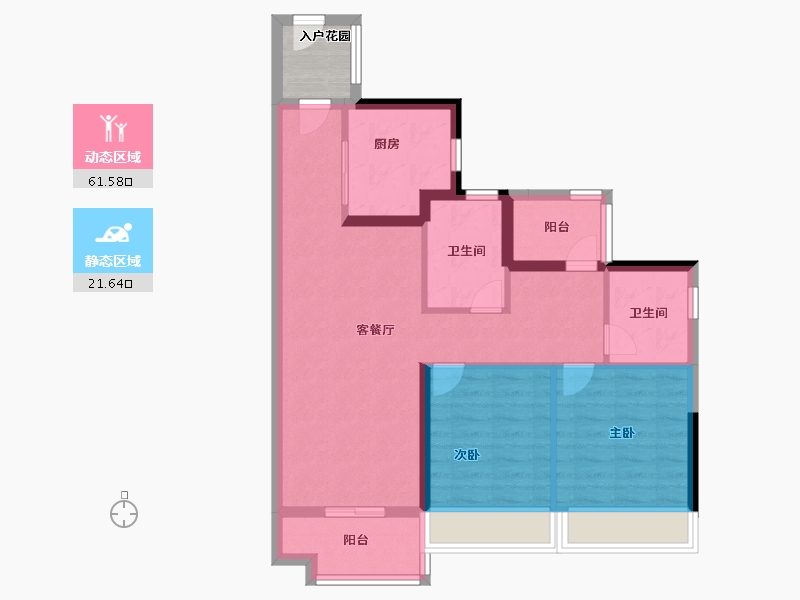 广东省-广州市-合生中央城-76.98-户型库-动静分区