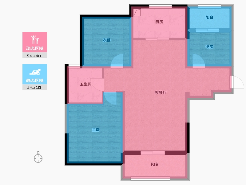 广东省-广州市-高科南园智谷-78.45-户型库-动静分区