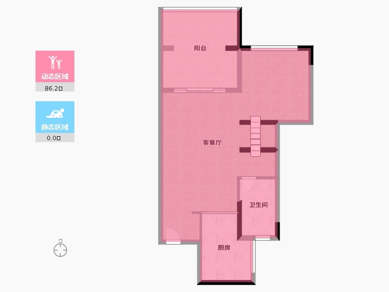 广东省-佛山市-招商悦府-77.90-户型库-动静分区