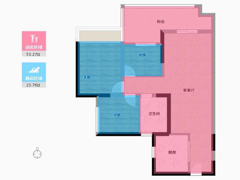 广东省-广州市-保利罗兰国际-68.00-户型库-动静分区