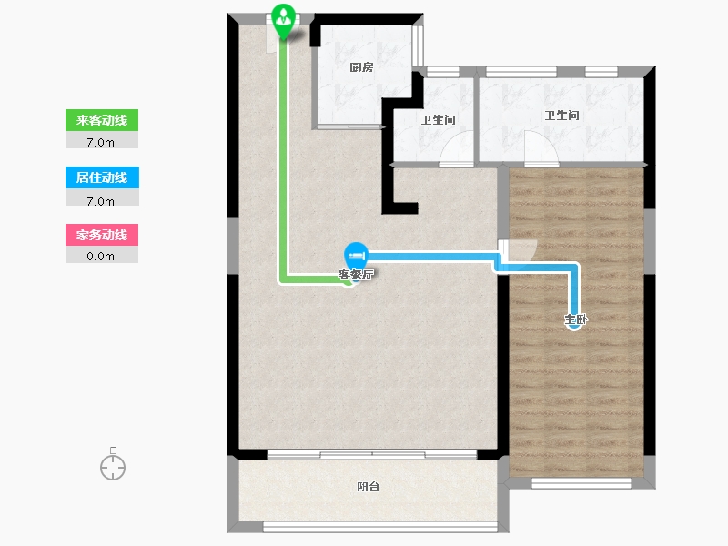 河南省-郑州市-美盛·金水印-92.57-户型库-动静线