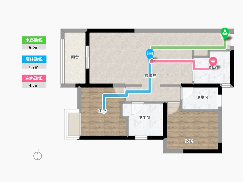 广东省-清远市-海伦湾-66.17-户型库-动静线