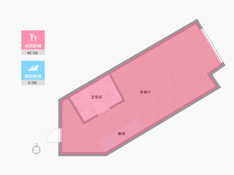 辽宁省-沈阳市-华府悦都-42.00-户型库-动静分区