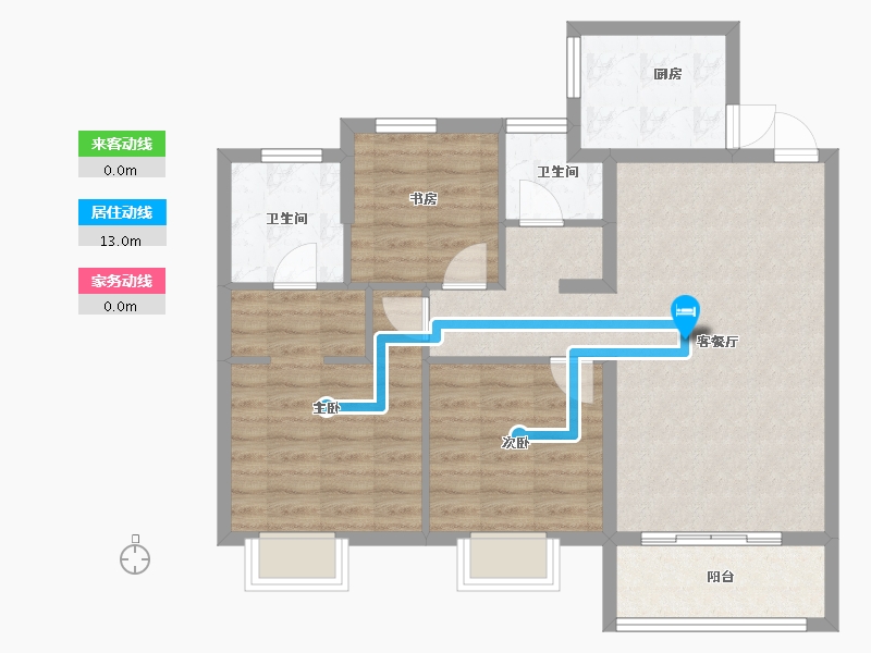 湖北省-武汉市-光明府-82.06-户型库-动静线