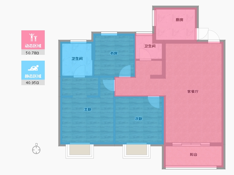 湖北省-武汉市-光明府-82.06-户型库-动静分区