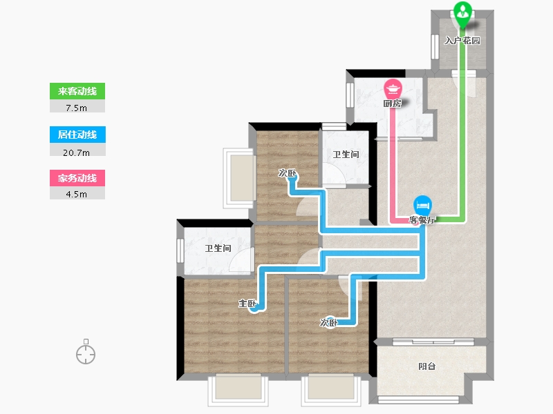 广东省-广州市-五矿壹云台-80.09-户型库-动静线