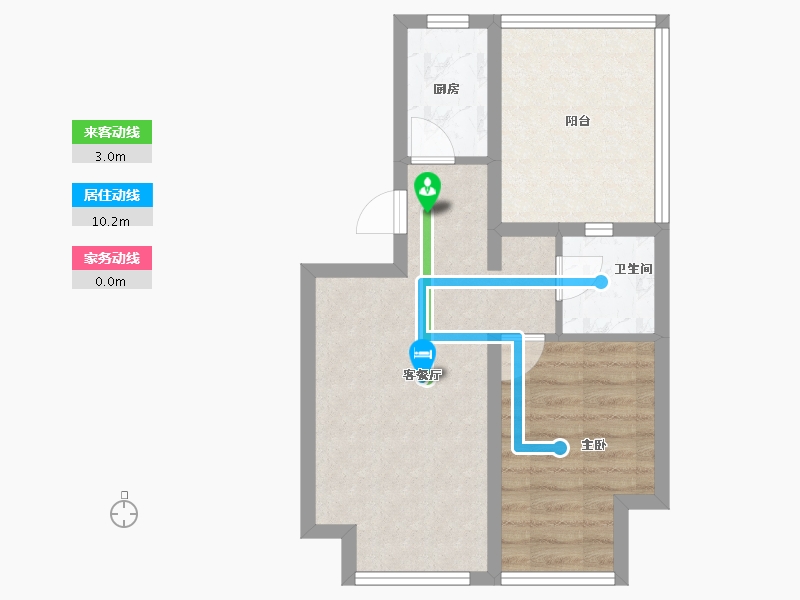 辽宁省-沈阳市-首开如院-48.48-户型库-动静线