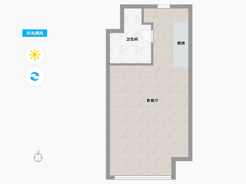 辽宁省-沈阳市-华府悦都-50.29-户型库-采光通风