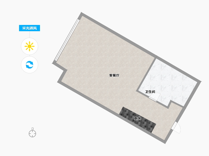 辽宁省-沈阳市-华府悦都-71.29-户型库-采光通风