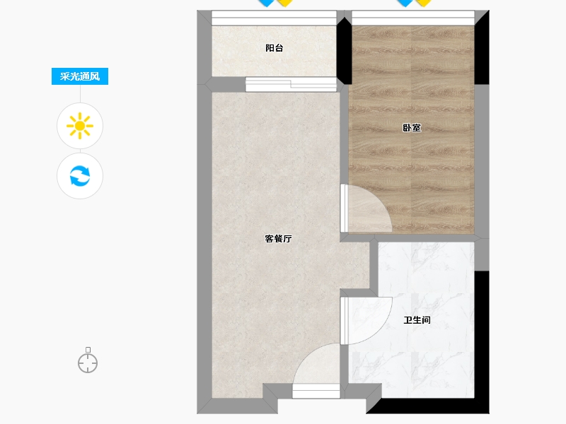 广东省-深圳市-会展湾水岸-25.22-户型库-采光通风