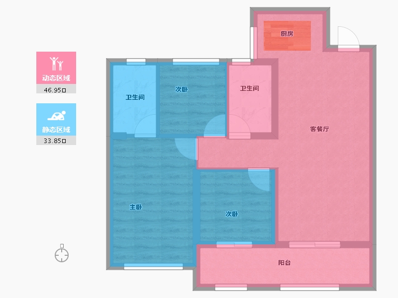 福建省-泉州市-翰林合著-71.96-户型库-动静分区