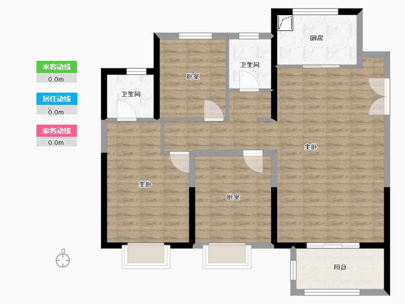 河南省-漯河市-东方今典-99.00-户型库-动静线