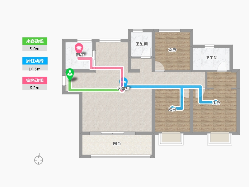 湖北省-武汉市-光明府-102.27-户型库-动静线