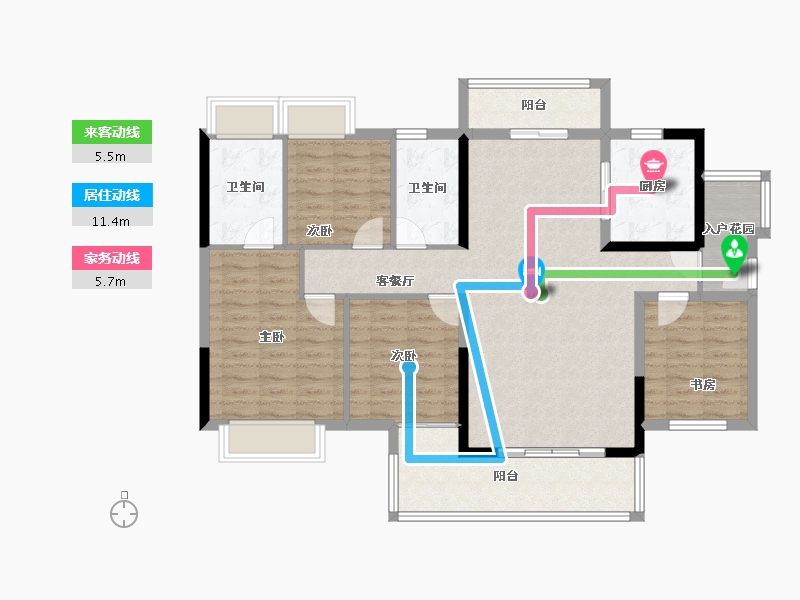 广东省-肇庆市-融创鼎湖府-112.00-户型库-动静线